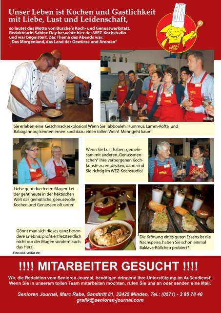 Ausgabe 27 - Okt. / Nov. 2011 - Senioren Journal