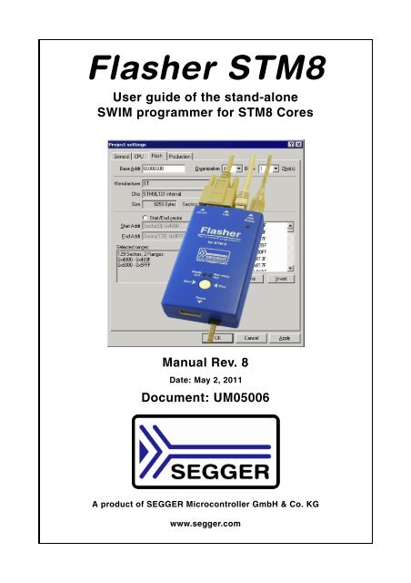 flasher stm8.pdf - SEGGER Microcontroller