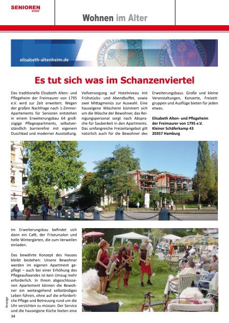 Ausgabe 2 / 2008 - SENIOREN-ECHO.de