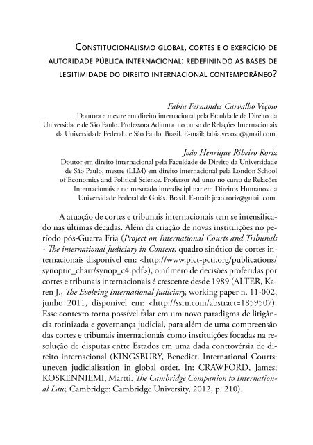 O Fututo do Constitucionalismo - Caderno de Resumos [2014][l]