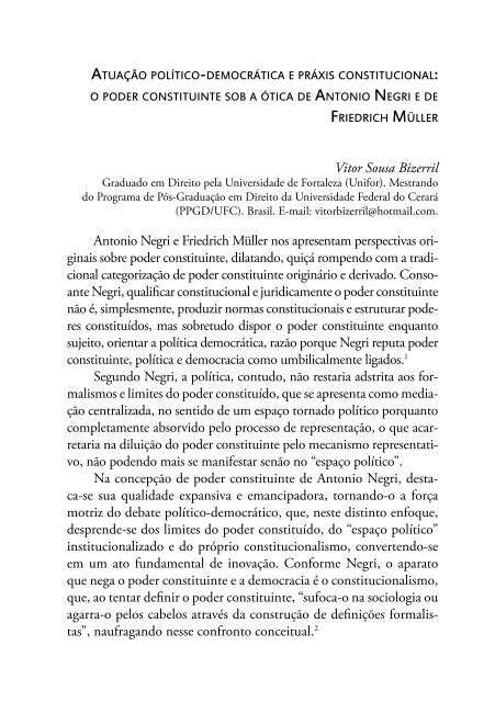 O Fututo do Constitucionalismo - Caderno de Resumos [2014][l]