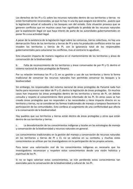 análisis de derecho internacional, legislación ... - Natural Justice