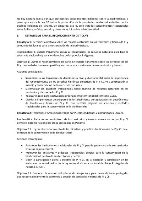 análisis de derecho internacional, legislación ... - Natural Justice