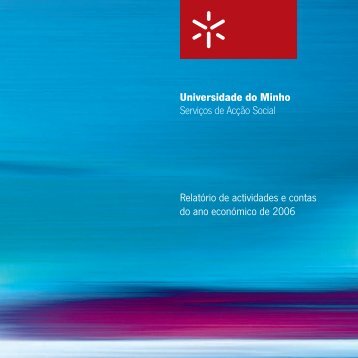 Relatório de actividades de 2006 - Serviços de Acção Social da ...
