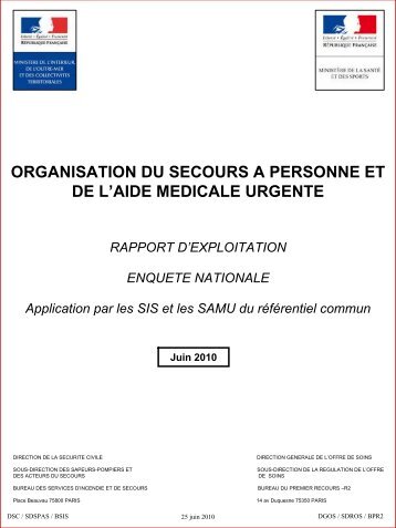 Rapport exploitation - Ref Commun SAP AMU