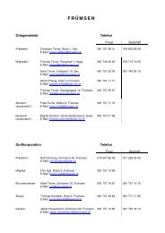 Konstituierung 2009 - 2012 Spezialgemeinden - in Sennwald