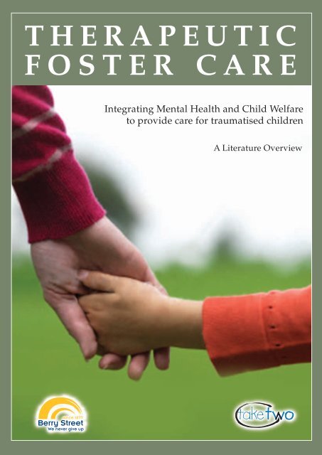 Therapeutic foster care - Berry Street Childhood Institute