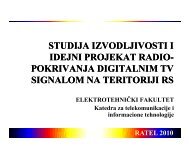 STUDIJA IZVODLJIVOSTI I STUDIJA IZVODLJIVOSTI I IDEJNI ...