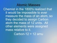 Atomic Masses