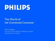 The world of the Connected Consumer - Indro Mukerjee - Philips