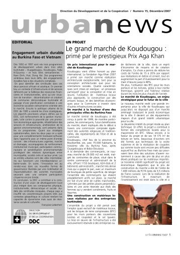 Le grand marchÃ© de Koudougou - Cooperation at EPFL