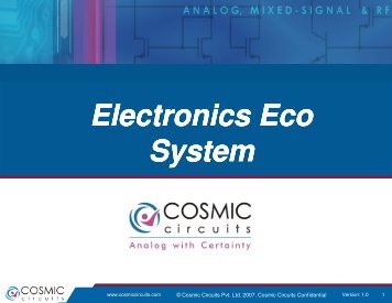 Electronics Eco System - india electronics & semiconductor ...