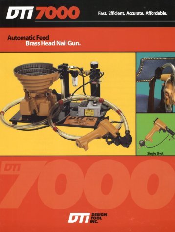 DTI7000 Automatic Feed Brass Head Nailer - Pneumatic Tools Online