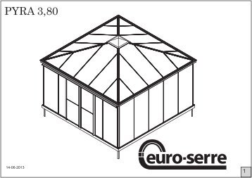 Montageplan 3,80m downloaden (pdf) - Euro-Serre