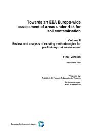 Review of available methods - Eionet