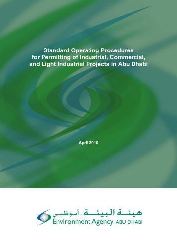 Standard Operating Procedures for Permitting of Industrial ...