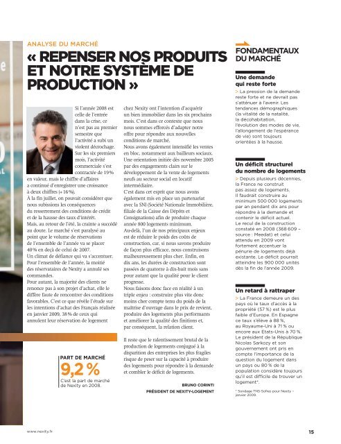 TÃ©lÃ©chargez le Rapport annuel 2008 - Nexity