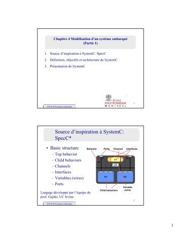 Introduction Ã  SystemC - Moodle