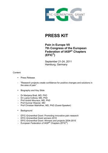 Press Kit - EFIC