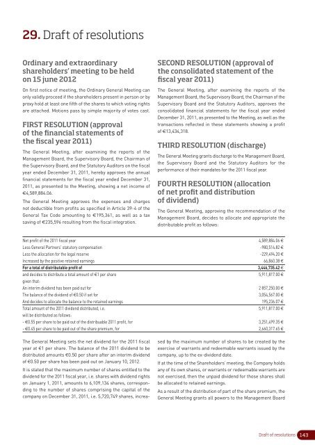 2011 Annual report - touax group