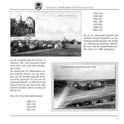 2 Entwicklungsgeschichte des Dorfes - Verbandsgemeinde Nassau