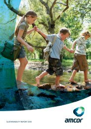 SUSTAINABILITY REPORT 2012 - Amcor Annual Report 2012