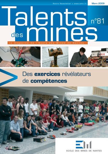 Talents des mines n°81 - Ecole des mines de Nantes