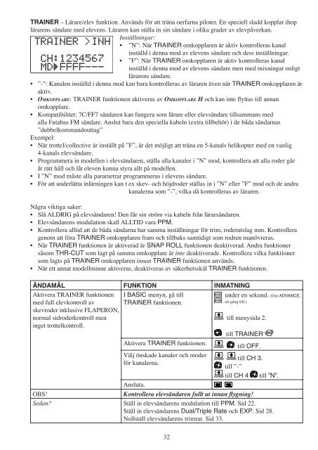 7C manualen - Minicars Hobby AB