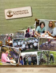 2009 ANNUAL REPORT - Community Foundation of Howard County