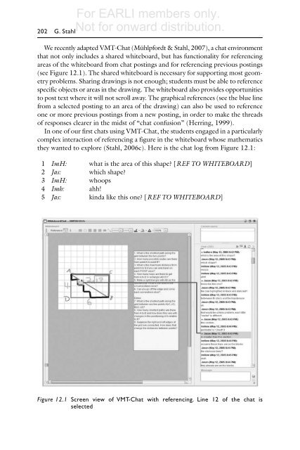 Learning Across Sites: New tools, infrastructures and practices - Earli