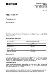 TECHNICAL DATA ThreeBond 1101 Liquid Gasket