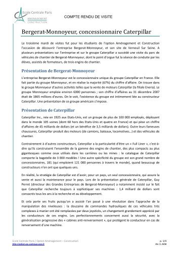 Visite Bergerat-Mpnnoyeur - AmÃ©nagement et Construction ...