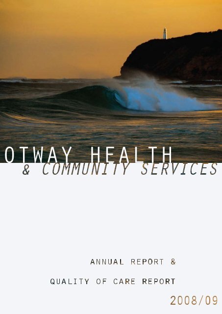 Report of Operations - South West Alliance of Rural Health