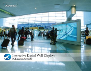 Interactive Digital Wall Displays