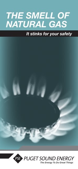 THE SMELL OF NATURAL GAS - Puget Sound Energy