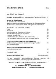 Mitteilungen 2007 - Schwarzerden