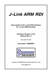 J-Link RDI User Guide - SEGGER Microcontroller