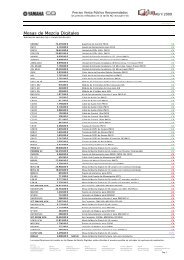 Lista de Precios 2009 Yamaha.pdf - Siluj