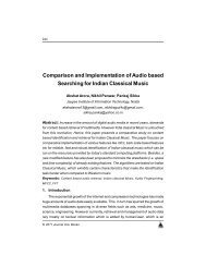 Comparison and Implementation of Audio based ... - Ijoes.org