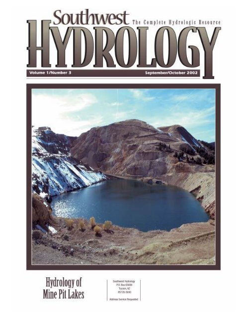 Cover & Table of Contents - Southwest Hydrology