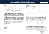 Ãbung: Bewerbungen gendergerecht lesen - Familie in der ...