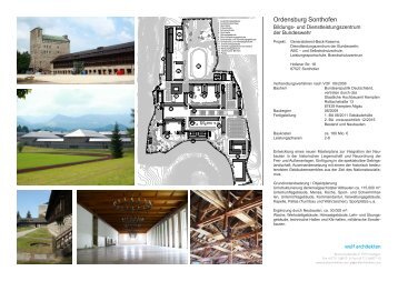 Ordensburg Sonthofen - wulf architekten - Stuttgart