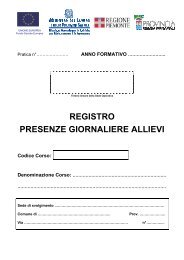 REGISTRO PRESENZE GIORNALIERE ALLIEVI - Lavorovco.it