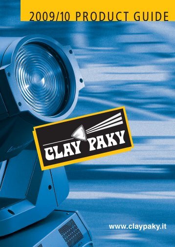 2009/10 PRODUCT GUIDE - Clay Paky