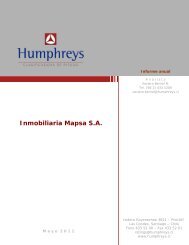 Inmobiliaria Mapsa S.A. - Humphreys