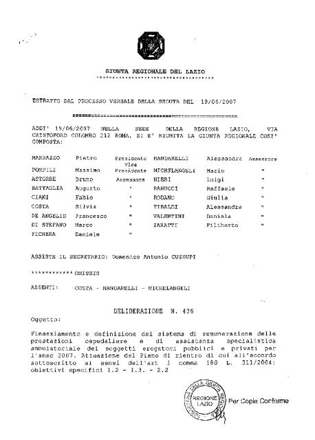 LA DELIBERAZIONE 19 DICEMBRE 2017 N. 867 SCARICA