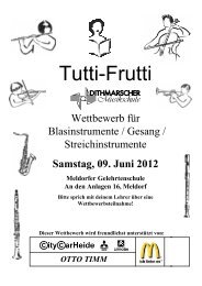 Tutti-Frutti - Dithmarscher Musikschule