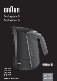 Braun WK300  Kettle for 220-240 volts