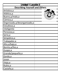 (Avancemos 1 Unidad 1 LecciÃ³n 2 Vocabulary).pdf