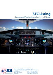 STC Listing - Scandinavian Avionics